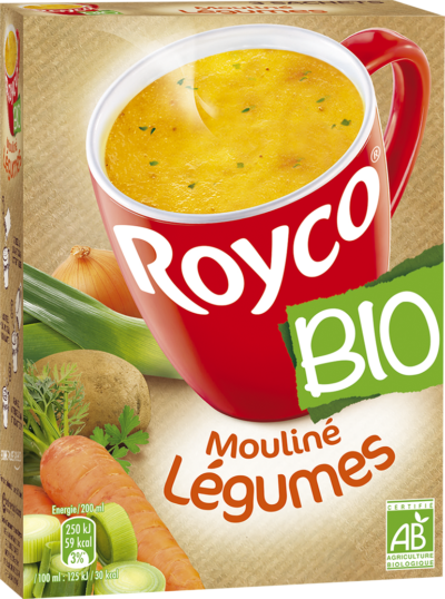 Royco - Gamme Les Bio - Mouliné Légumes
