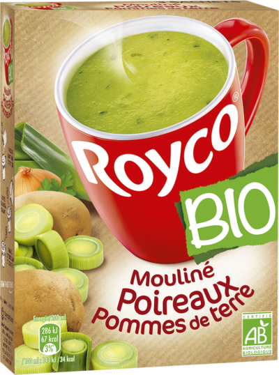 Royco - Gamme Les Bio - Mouliné Poireaux Pomme de terre