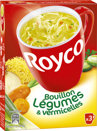 Royco - Gamme Les Bouillons et Vermicelles - Bouillon Légumes & vermicelles