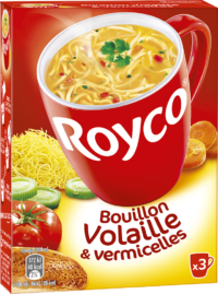 Royco - Gamme Les Bouillons et Vermicelles - Bouillon Volaille & vermicelles Royco - Gamme Les Bouillons et Vermicelles - Bouillon Volaille & vermicelles