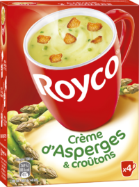 Royco - Gamme Les Crémeuses et spécialités - Crème d'Asperges & croûtons Royco - Gamme Les Crémeuses et spécialités - Crème d'Asperges & croûtons