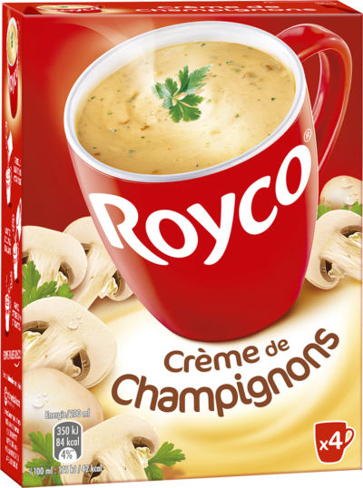 Royco - Gamme Les Crémeuses et spécialités - Crème de Champignons Royco - Gamme Les Crémeuses et spécialités - Crème de Champignons