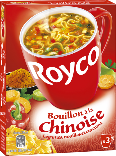Royco - Gamme Les Exotiques - Bouillon à la Chinoise Royco - Gamme Les Exotiques - Bouillon à la Chinoise