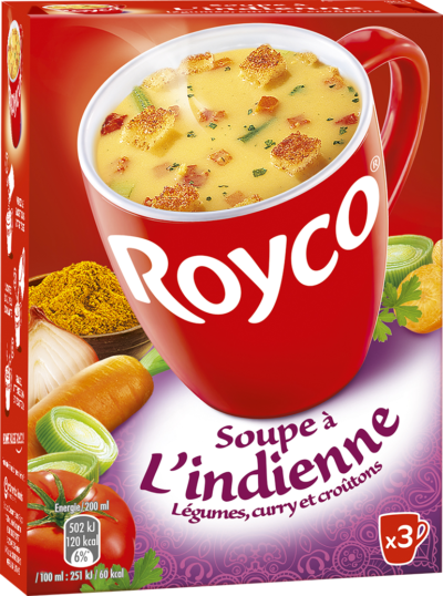 Royco - Gamme Les Exotiques - Soupe à l'Indienne Royco - Gamme Les Exotiques - Soupe à l'Indienne