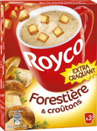 Royco - Gamme Les Extra Craquant - Forestière & croûtons Royco - Gamme Les Extra Craquant - Forestière & croûtons