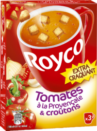 Royco - Gamme Les Extra Craquant - Tomates à la Provençale & croûtons Royco - Gamme Les Extra Craquant - Tomates à la Provençale & croûtons