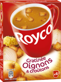 Royco - Gamme Les Crémeuses et spécialités - Gratinée Oignons & croûtons