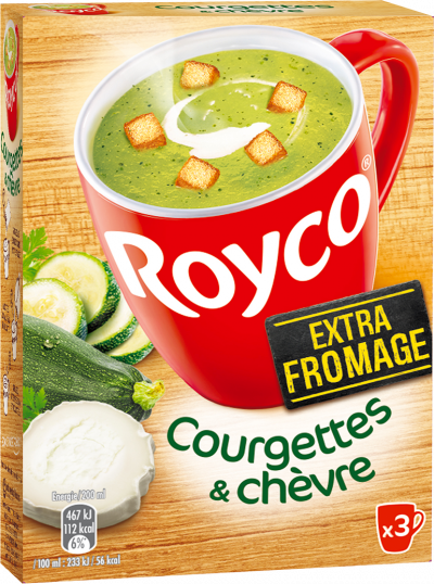 Royco - Gamme Les Extra Fromage - Courgettes & Chèvre Royco - Gamme Les Extra Fromage - Courgettes & Chèvre