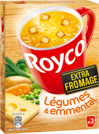 Royco - Gamme Les Extra Fromage - Légumes & Emmental