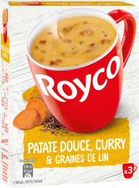 Royco - Gamme Les Graines et Légumineuses - Patate douce, Curry & Graines de lin Royco - Gamme Les Graines et Légumineuses - Patate douce, Curry & Graines de lin