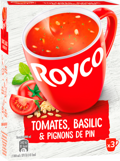 Royco - Gamme Les Graines et Légumineuses - Tomates, Basilic & Pignons de pin 