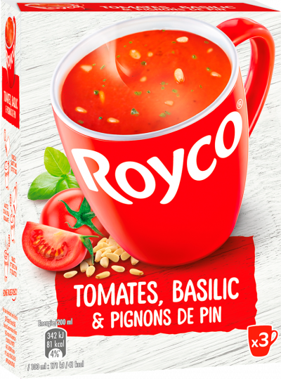 Royco - Gamme Les Graines et Légumineuses - Tomates, Basilic & Pignons de pin Royco - Gamme Les Graines et Légumineuses - Tomates, Basilic & Pignons de pin