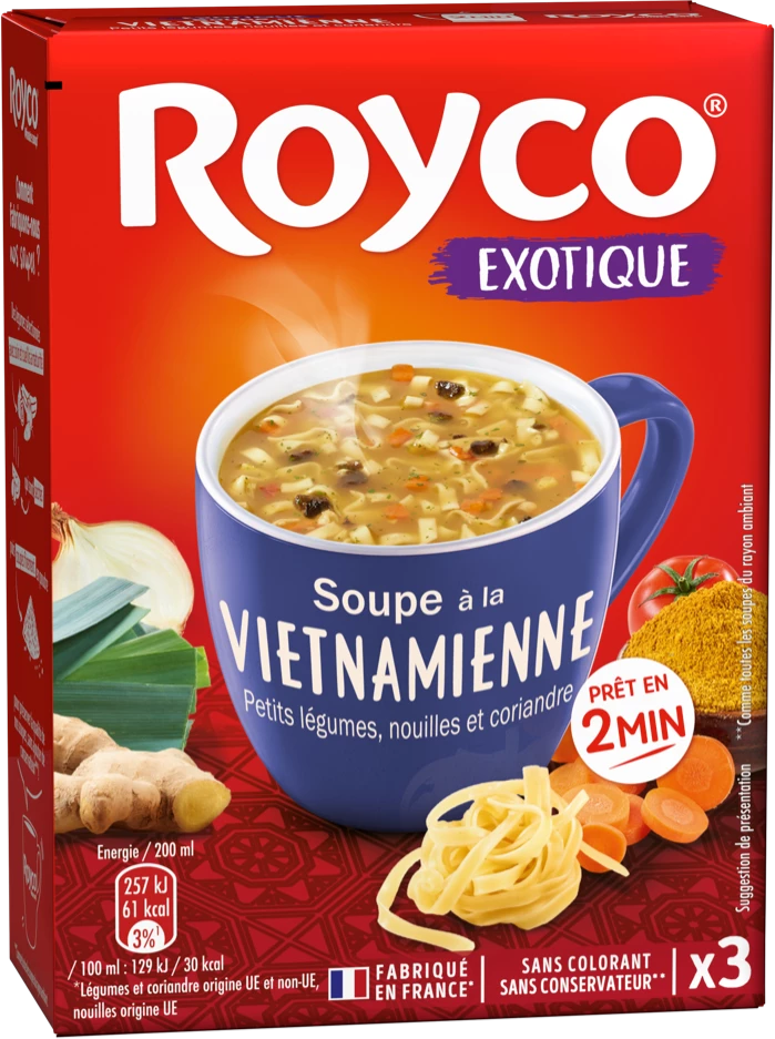 Nos soupes Exotique